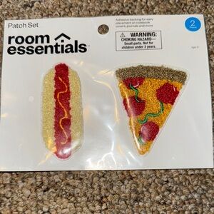 Room Essentials Hot Dog and Pizza Patch Set
